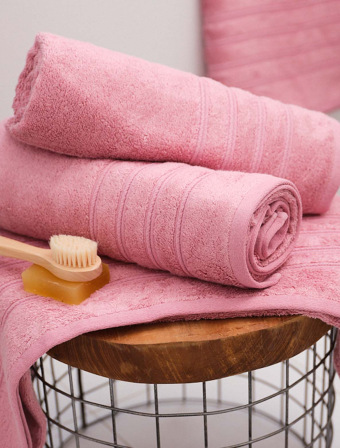 Froté ručník 50 × 100 cm - Camilla pudrový