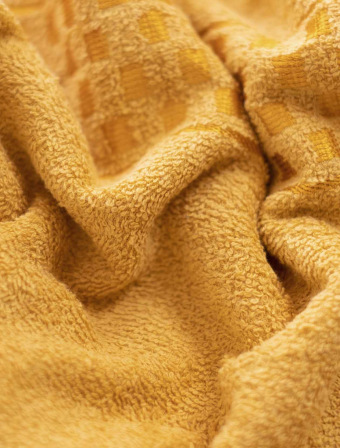 Froté ručník 50 × 100 cm - Paolo hořčicový