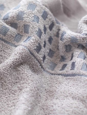 Froté ručník 50 × 100 cm - Paolo světle šedý