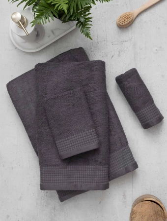 Froté ručník 50 × 100 cm - Bella tmavě šedá