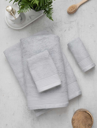 Froté ručník 50 × 100 cm - Bella světle šedá