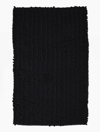 Kúpeľňová predložka 50×80 cm - Lisa čierna