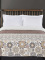 Oboustranný přehoz na postel - Alhambra bílo-hnědý 220x240cm