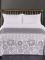 Oboustranný přehoz na postel - Alhambra bílo-šedý 220x240cm