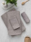 Froté ručník 50 × 100 cm - Bella šedohnědá