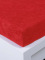 Froté plachta 90 × 200 cm Exclusive – tmavočervená