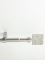 Garniža jednoradová Paolo - brúsený nikel 160 - 300 cm
