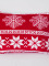 Obliečka na vankúš mikroplyš 70 × 90 cm – Vianoce červené